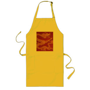 Dragon Luck Mall Apron Lang Schort