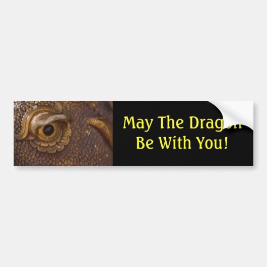 Dragon Luck Mall Bumpersticker (Voorkant)