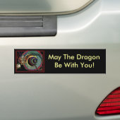 Dragon Luck Mall Bumpersticker (Op auto)