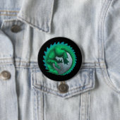 Dragon Maan Knop Ronde Button 7,6 Cm (In situ)