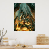 DRAGON MAGE VAN Kerem Beyit Poster (Keuken)