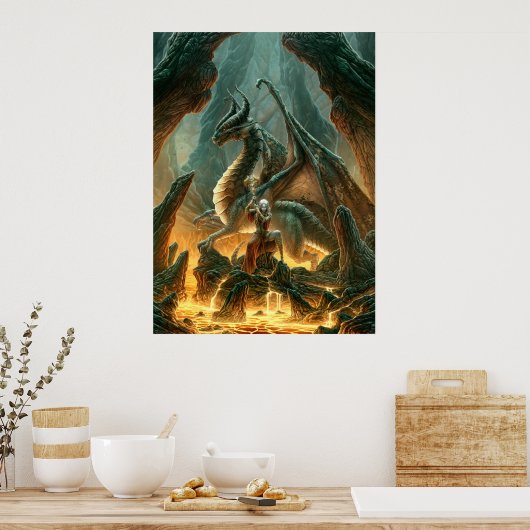 DRAGON MAGE VAN Kerem Beyit Poster (Keuken)
