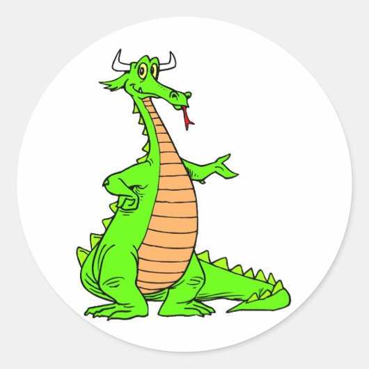 Dragon Magic 44 Ronde Sticker (Voorkant)