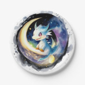 Dragon Magic Baby shower Papieren Bordje (Voorkant)