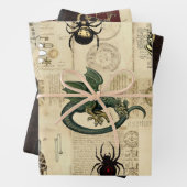  dragon Magical Beasts Grimoire Inpakpapier Vel (In situ)