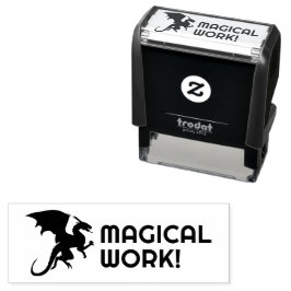Dragon Magische werk Zelfinkt Stamp Zelfinktende Stempel