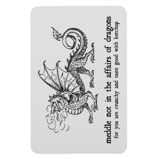Dragon Magnet Magneet (Verticaal)