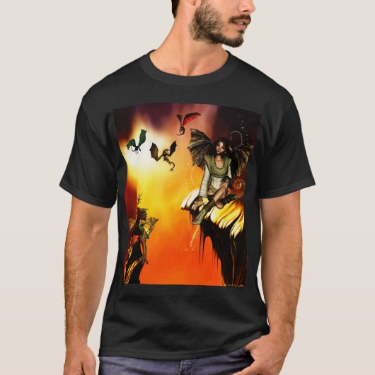 Dragon Maiden Tshirt (Voorkant)