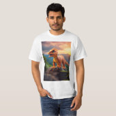 "Dragon Majesty Unleashed: een mythische touch voo T-shirt (Voorkant volledig)