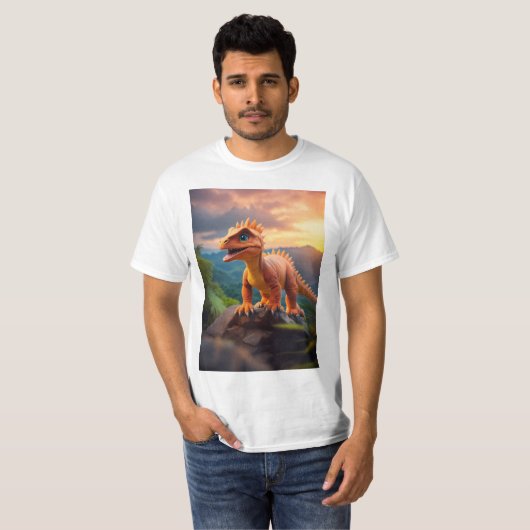 "Dragon Majesty Unleashed: een mythische touch voo T-shirt (Voorkant volledig)