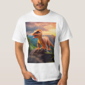 "Dragon Majesty Unleashed: een mythische touch voo T-shirt (Voorkant)