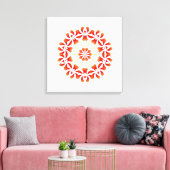 Dragon Mandala Canvas Afdruk (Insitu (Woonkamer))