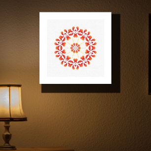 Dragon Mandala Canvas Afdruk