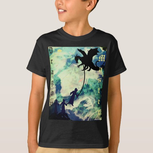 Dragon Master First Day over de taak T-shirt (Voorkant)