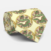 Dragon Medallion Stropdas (Opgerold)