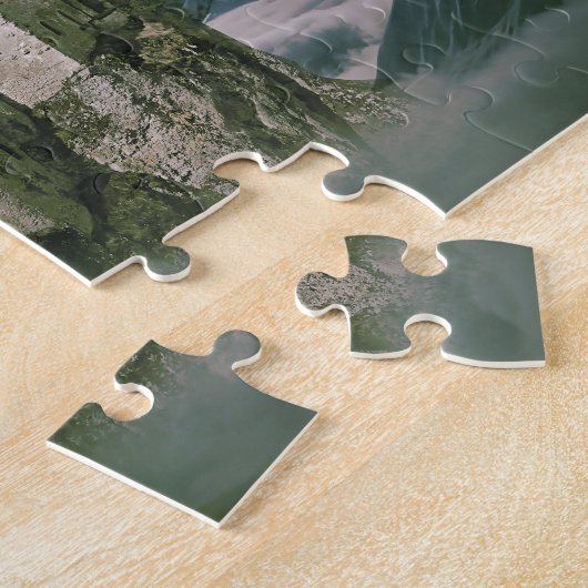 Dragon Medieval Castle Bronze Fantasy Legpuzzel (Zijkant)