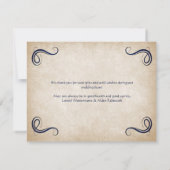 Dragon Medieval Fantasy Wedding Bedankkaart (Achterkant)