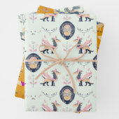 Dragon Medieval Wrapping Paper Flat Sheet Set van  (In situ)