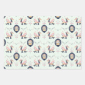 Dragon Medieval Wrapping Paper Flat Sheet Set van  (Voorkant)