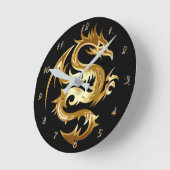 Dragon Medium Wall Clock Ronde Klok (Hoek)