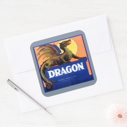 Dragon Merk Fruit Crate Label (Envelop)