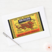 Dragon Merk Safety Match Label (Envelop)