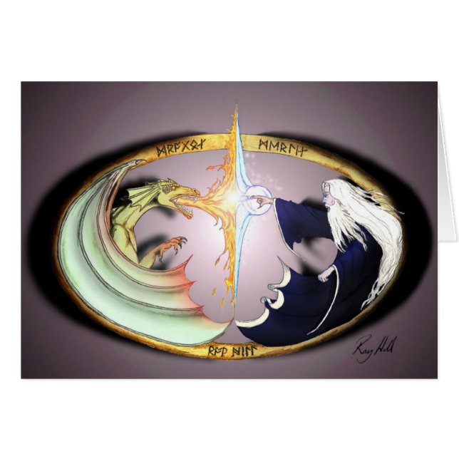 Dragon & Merlin (Voorkant Horizontaal)