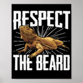 Dragon met bearding respecteren de spiegels van de poster (Voorkant)