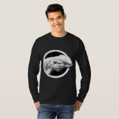 Dragon met dwarsrichting t-shirt (Voorkant volledig)