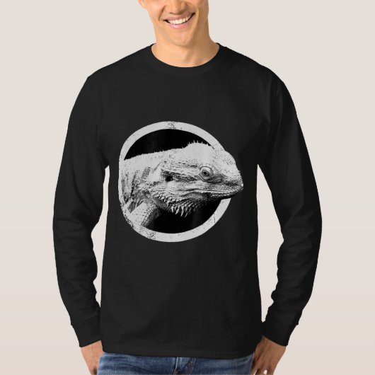 Dragon met dwarsrichting t-shirt (Voorkant)