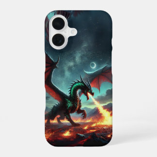 Dragon met Fire Design iPhone 16 Hoesje