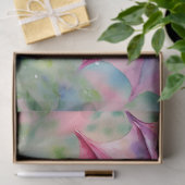 Dragon met roze vleugels Waterverf Tissuepapier (Geschenk)