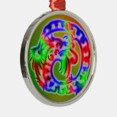 Dragon Metalen Ornament (Rechts)