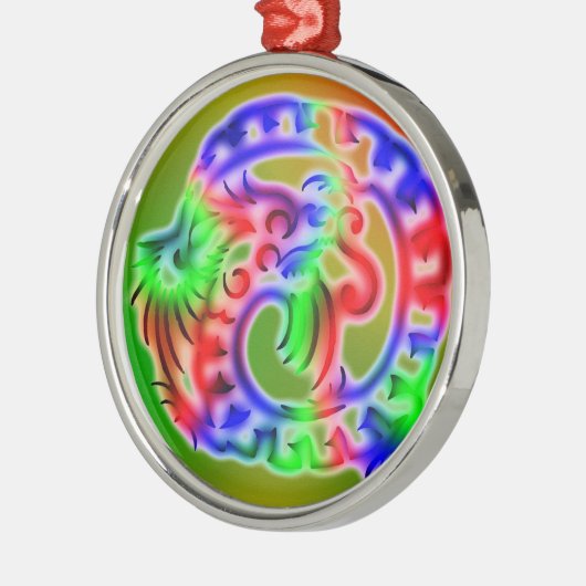 Dragon Metalen Ornament (Links)