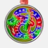 Dragon Metalen Ornament (Voorkant)