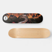 Dragon metalen tandwiel vaste huid gloeiend rood b persoonlijk skateboard (Horizontaal)