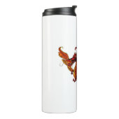 Dragon Metallizer Art Glass Factory Thermosbeker (Gedraaid links)