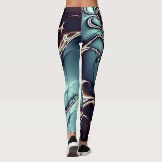 Dragon Mist Forest Fantasy Leggings (Achterkant)