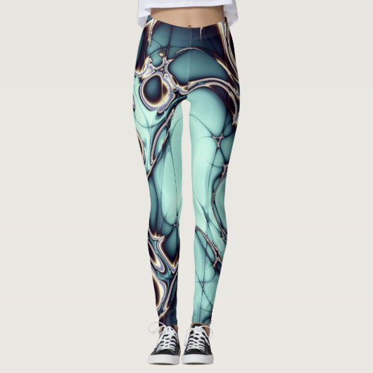 Dragon Mist Forest Fantasy Leggings (Voorkant)