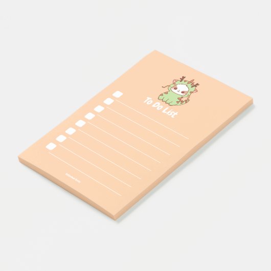 Dragon Mochi om te doen lijst Post-it® Notes (Schuin)