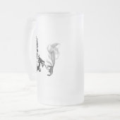 Dragon Monogram J Matglas Bierpul (Voorkant links)