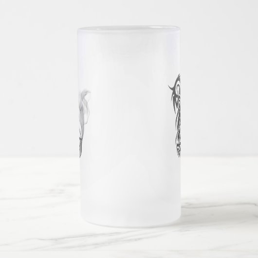 Dragon Monogram J Matglas Bierpul (Center)