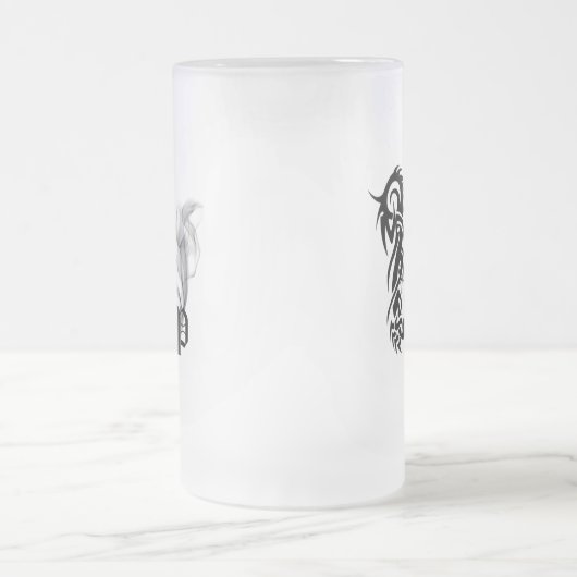 Dragon Monogram P Matglas Bierpul (Center)