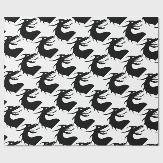 Dragon Monster Cadeaupapier (Vlak)