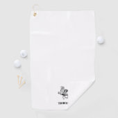 Dragon monster midieval  macht golfhanddoek (Insitu)