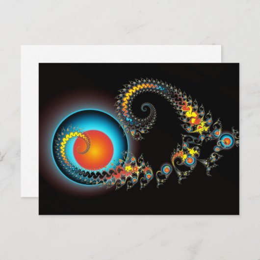 Dragon Moon Briefkaart (Voorkant / Achterkant)