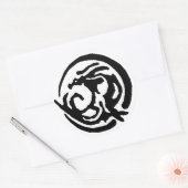 Dragon Moon Draconyz Ronde Sticker (Envelop)