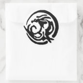 Dragon Moon Draconyz Ronde Sticker (Tas)