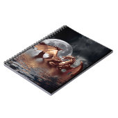Dragon & Moon Fantasy Art Notitieboek (Linkerzijde)