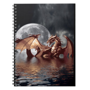 Dragon & Moon Fantasy Art Notitieboek